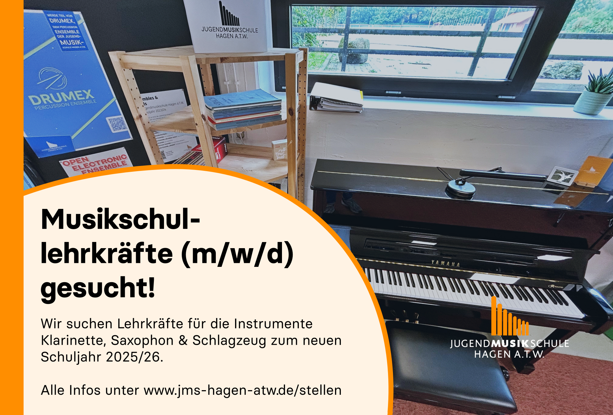 Musikschullehrkräfte (m/w/d) gesucht!